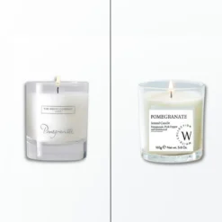 White Company Pomegranate Candle Vs Boots Candle