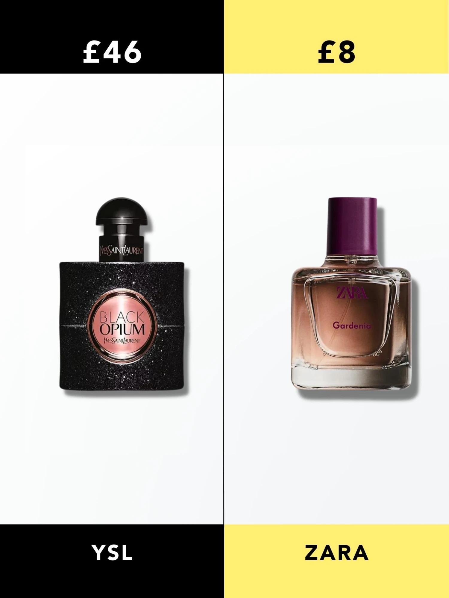 YSL Black Opium Vs Zara Gardenia Perfume 3 YSL Black Opium Vs Zara Gardenia Perfume