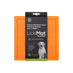 LickiMat Soother -Tv Cabinet Store 9349785000470 LM9002OR DR LickiMat Soother Dog Orange 1 min fbfd928d 50af 40d0 9b8f 057ea2c2a220