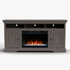 Final Sale 64" Charleston Fireplace TV Stand -Tv Cabinet Store CharlestonTraditionalMushroomFireplaceTVStand 64inch 51235a39 cec5 4cd3 8e06 9dbabf1aea32