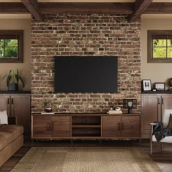 95" Malibu TV Stand -Tv Cabinet Store MALIBU WMLB1610.BRB FRONT scaled