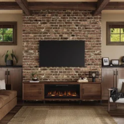 95" Malibu TV Stand -Tv Cabinet Store MALIBU WMLB5420.BRB FRONT scaled