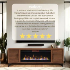 78" Malibu Fireplace TV Stand -Tv Cabinet Store Malibu Fireplace TV Stand 78 Bourbon Review