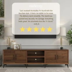 95" Malibu TV Stand -Tv Cabinet Store Malibu TV Stand 95 Bourbon Review