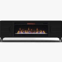 78" Malibu Fireplace TV Stand -Tv Cabinet Store Malibu78inchBlackTVStandwithFireplace 21b90ed3 4149 49d4 b098 ded24e45f985