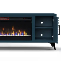 78" Malibu Fireplace TV Stand -Tv Cabinet Store Malibu78inchDenimTVStandwithFireplace OpenDoor f57ac99f cd52 42a4 914a effea6e5860b