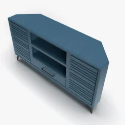2024 Model 64" Malibu Corner TV Stand 22 2024 Model 64" Malibu Corner TV Stand -Tv Cabinet Store MalibuCornerTVStandDenim64inch TopView