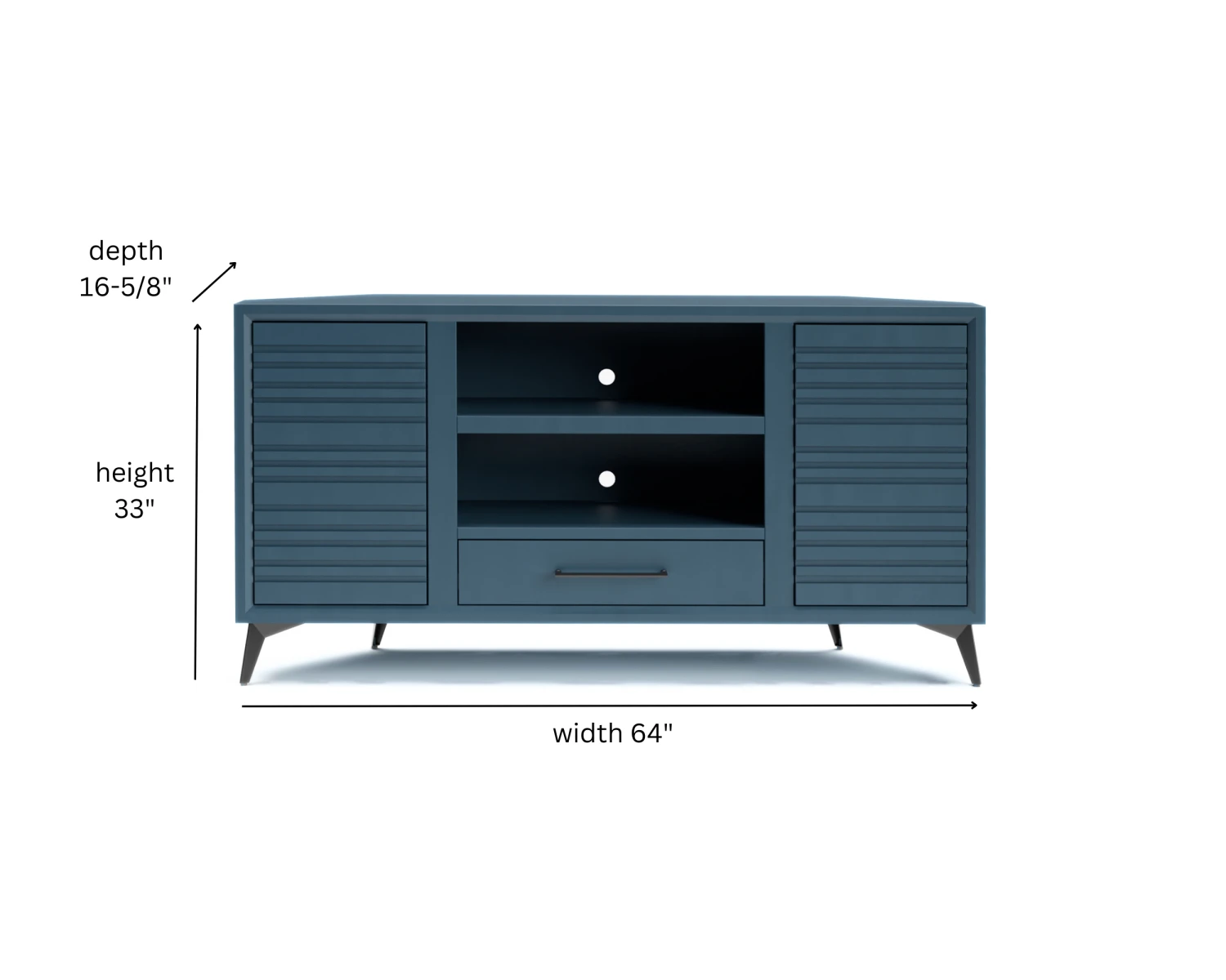 2024 Model 64" Malibu Corner TV Stand 13 2024 Model 64" Malibu Corner TV Stand - Image 11