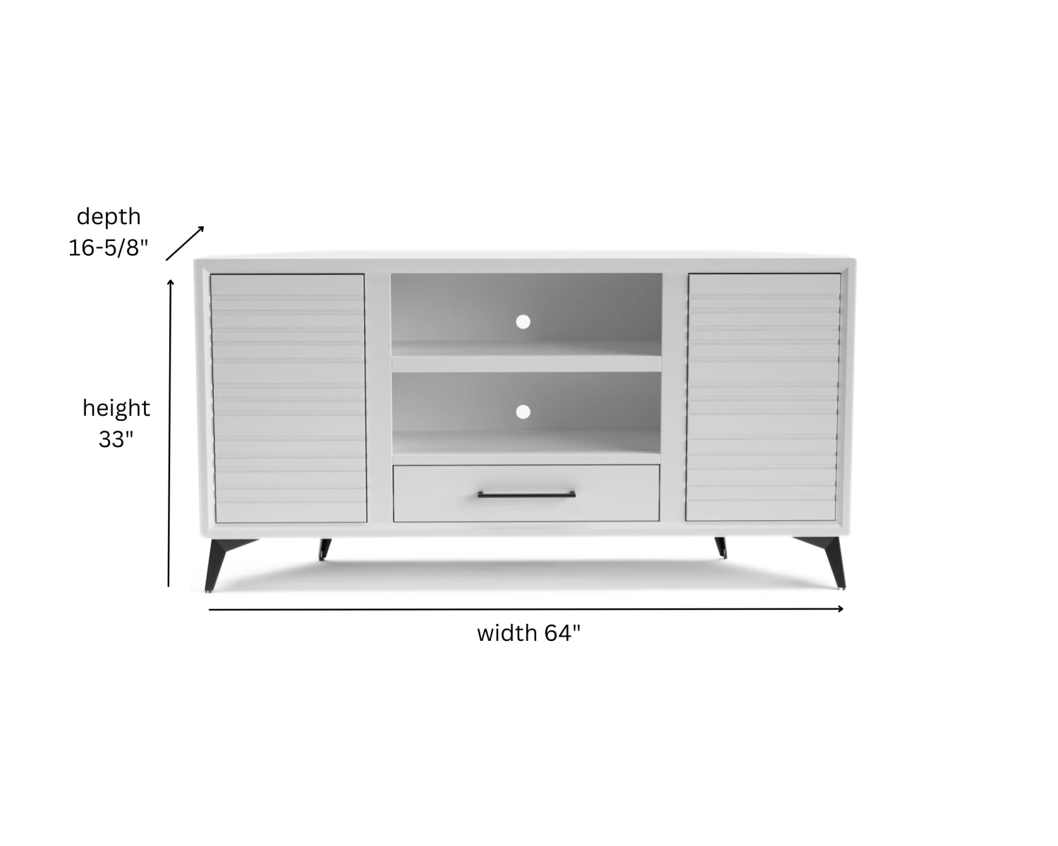 2024 Model 64" Malibu Corner TV Stand 6 2024 Model 64" Malibu Corner TV Stand - Image 4