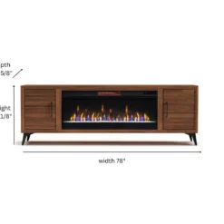 78" Malibu Fireplace TV Stand -Tv Cabinet Store Malibu 78 FIRE schematic bourbon