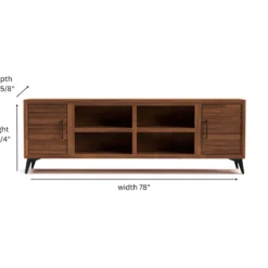 2024 Model 78" Malibu TV Stand -Tv Cabinet Store Malibu 78 TV schematic bourbon