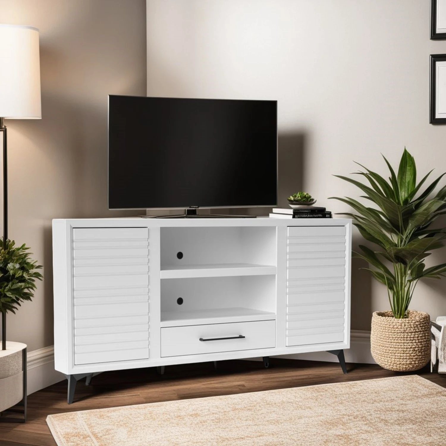 2024 Model 64" Malibu Corner TV Stand 9 2024 Model 64" Malibu Corner TV Stand - Image 7