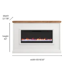 66" Sonoma Transitional Electric Fireplace Mantel 35 66" Sonoma Transitional Electric Fireplace Mantel -Tv Cabinet Store Sonoma Mantel schematic white