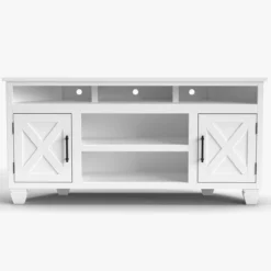 2024 Model 64" Liberty Corner TV Stand -Tv Cabinet Store WLBT1224.WHT 1