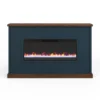 66" Liberty Farmhouse Electric Fireplace Mantel 1 66" Liberty Farmhouse Electric Fireplace Mantel -Tv Cabinet Store WLBT5480 03 front