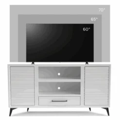 2024 Model 64" Malibu Corner TV Stand 17 2024 Model 64" Malibu Corner TV Stand -Tv Cabinet Store WMLB1220.WHT with 70 TV 1 scaled