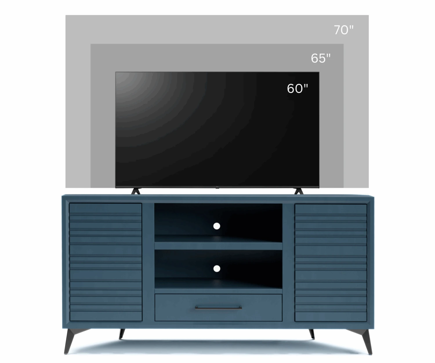 2024 Model 64" Malibu Corner TV Stand 12 2024 Model 64" Malibu Corner TV Stand - Image 10