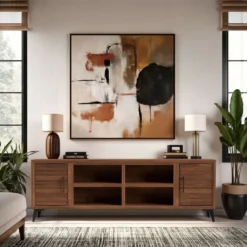 2024 Model 78" Malibu TV Stand -Tv Cabinet Store WMLB1413.BRB Lifestyle 1 1