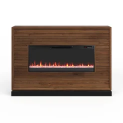 Tv Cabinet Store 20 64" Malibu Modern Electric Fireplace Mantel