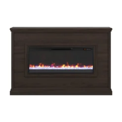 Tv Cabinet Store 16 66" Sonoma Transitional Electric Fireplace Mantel